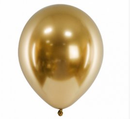 50 Luftballons XL -  30cm - Glossy - Gold