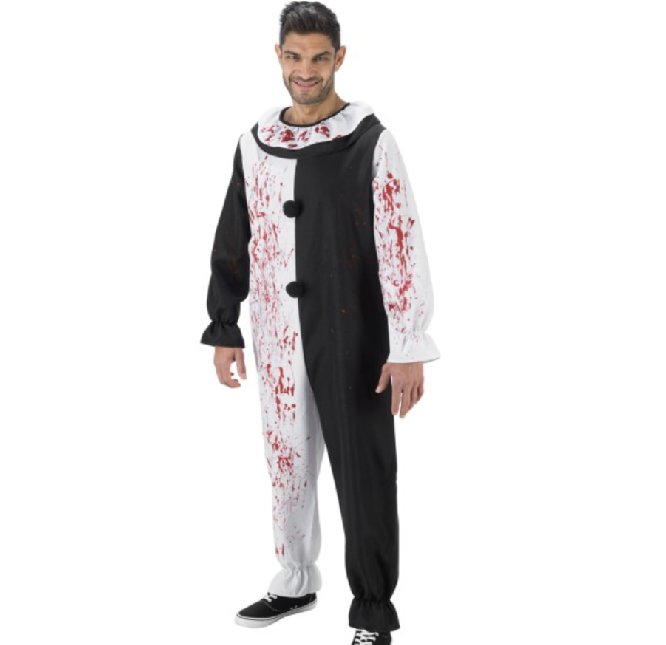Horrorclown schwarz/wei� Terrifier