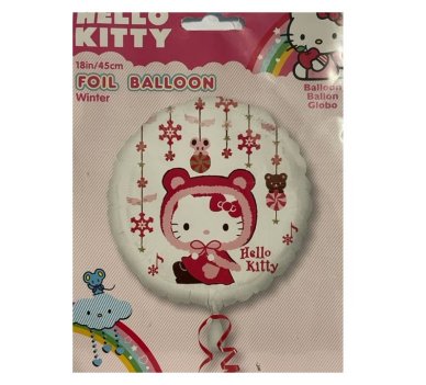 Hello Kitty Folienballon Winter