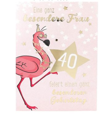 Musikkarte Jump Outs zum 40.Geburtstag