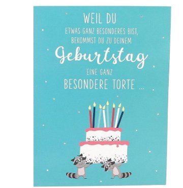 Musikkarte Jump Outs zum Geburtstag