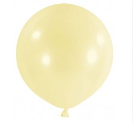 Riesenballon 60cm - Pastell - Gelb