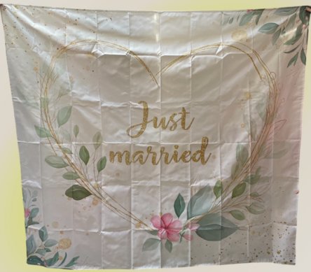 Hochzeitslaken mit 2 Scheren