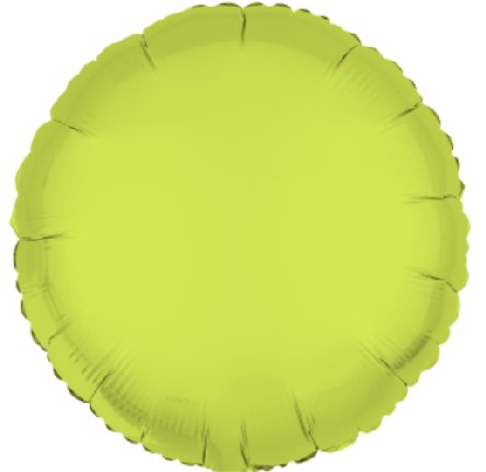 NEON GELB Ballon Rund, 43 cm