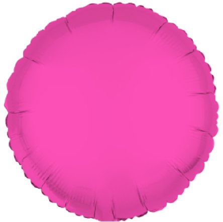 NEON PINK Ballon Rund, 43 cm