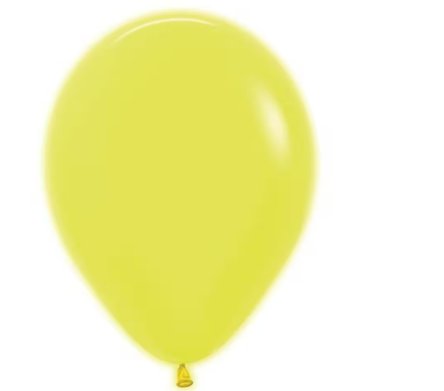 Neon Gelb Latexballons, 13 cm