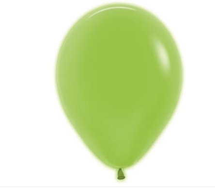 Neon Grn Latexballons, 13 cm