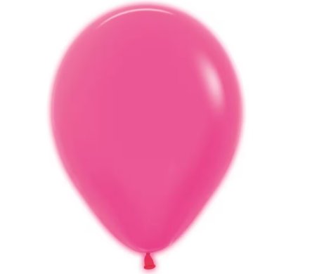 Neon Pink Latexballons, 13 cm