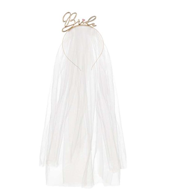 Haarreifen Bride mit weiem Schleier
