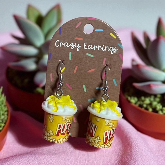 Popcorn Ohrringe, 1 Paar