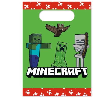 Minecraft Partytten, 4 Stck