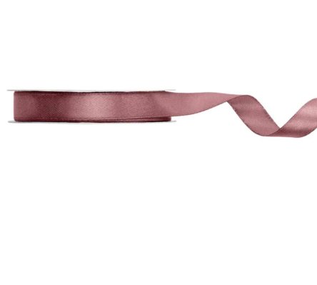 Ballonband - Satin - Altrosa Dunkel, 12mm
