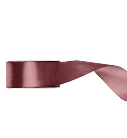 Ballonband - Satin - Altrosa Dunkel, 38 mm
