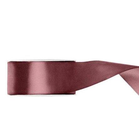 Ballonband - Satin - Altrosa Dunkel, 38 mm