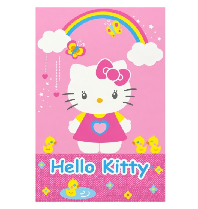 Hello Kitty Poster Regenbogen