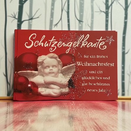 Weihnachtskarte Glamour zum kleinen Preis