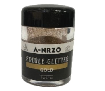 Essbarer Glitzer, gold, 3g