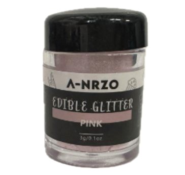 Essbarer Glitzer, rosa, 3g