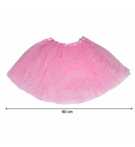 Tutu Petticoat Unterrock rosa Glitzer
