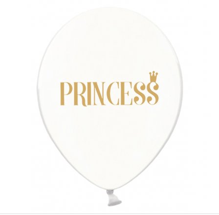 Motivballons Clear -  30cm - Princess