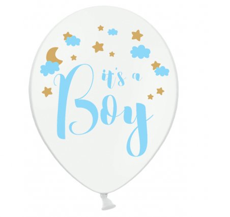 Rundballon -  30cm - Its a boy