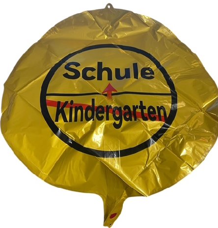 Folienballon Einschulung Schulanfang