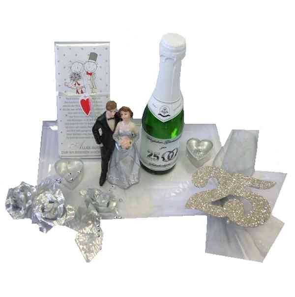 Silberne Hochzeit Spar Geschenkset 15