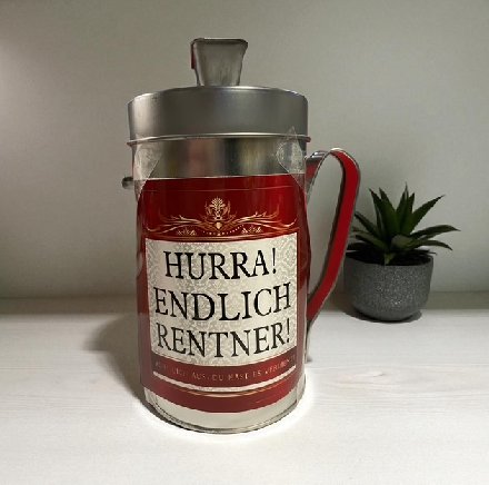 Spardose / Sammelbchse Rentner
