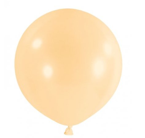 Riesenballon XL - 100 cm, Pastell - Pfirsich