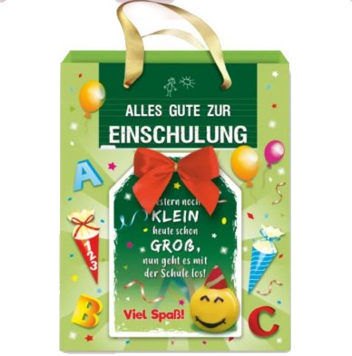 Geschenktasche Alles Gute zur Einschulung