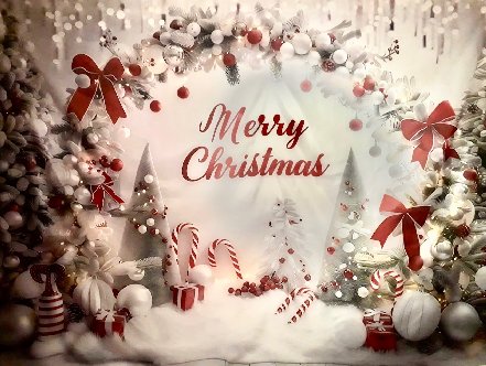 Banner XXL - Merry Christmas, 244 cm