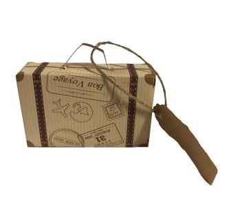 Mini-Koffer - Gastgeschenkbox