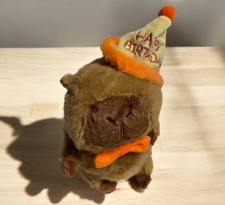 Capybara Geburtstag Plschtier, 25 cm