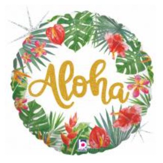 Folienballon Tropical Aloha