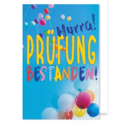 Hurra ! Prfung bestanden !