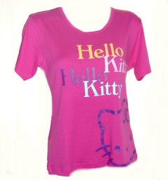 Hello Kitty-T-Shirt LAYER PINK