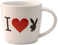 I Love Playboy Tasse mit Blechbox