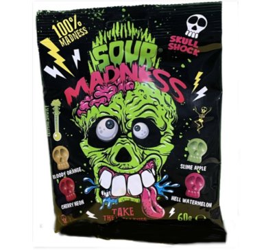 Halloween Bonbons Sour Madness, 60g