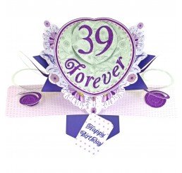 Pop up Karte zum 39.Geburtstag